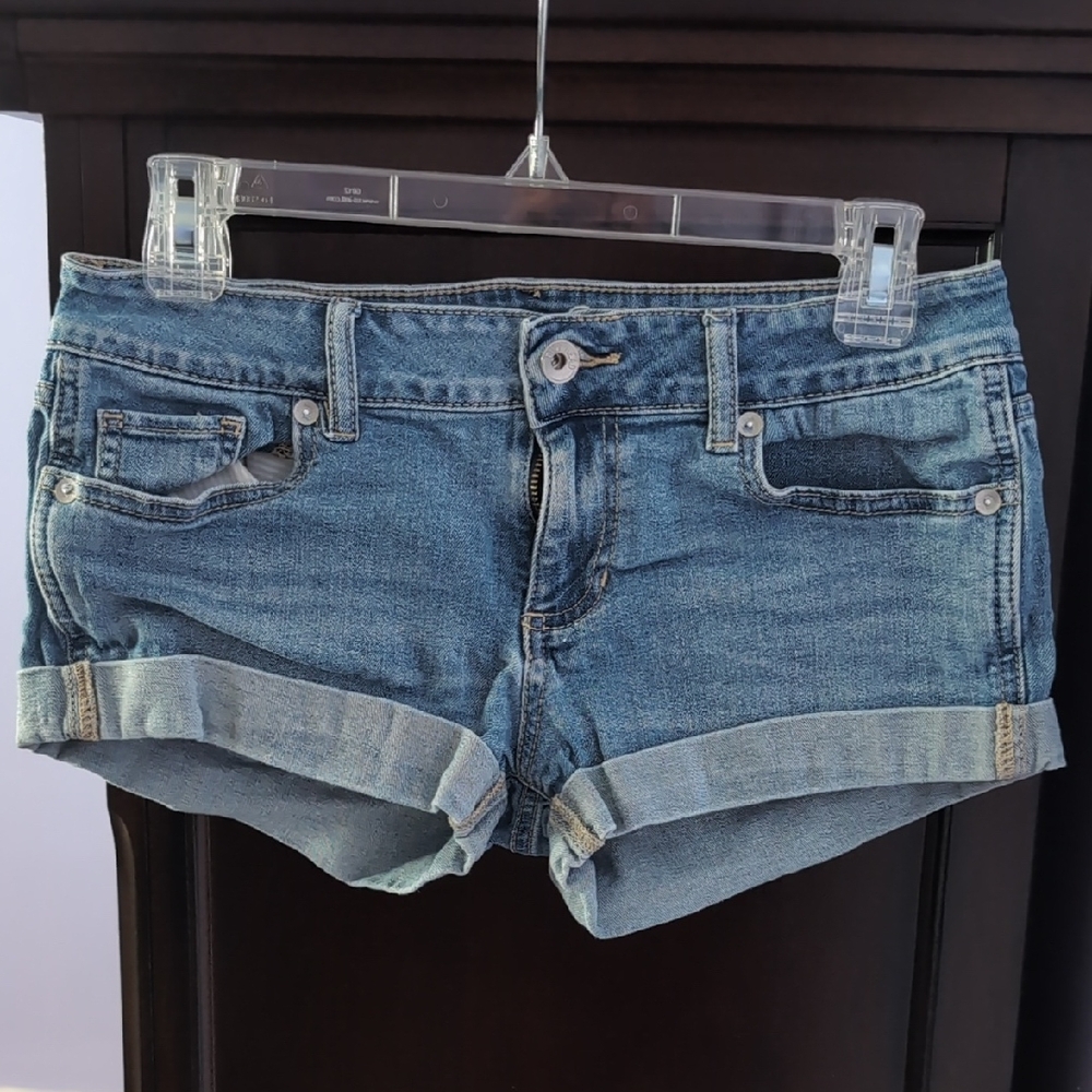 Bullhead Light Blue Jean Shorts